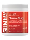 Life Extension Gummy Science™ Neuro-Mag® Magnesium L-Threonate, Memory Support, Quick Thinking, cognition, Magnesium Supplement, Gluten-Free, Non-GMO, Orange Flavor, 60 Gummies