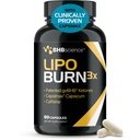 Lipo Burn Keto BHB Exogenous Ketones Supplement - BHB Science Keto Diet Pills with Capsimax and Caffeine for Natural Energy Focus Body Sculpting & Ketosis Support - Vegetarian & Non-GMO (1 Month)
