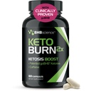 Keto BHB Exogenous Ketones Supplement - BHB Science Keto Diet Pills with Patented goBHB and Caffeine for Natural Energy Focus Body Sculpting & Ketosis Support - Vegetarian & Non-GMO (1 Month Supply)