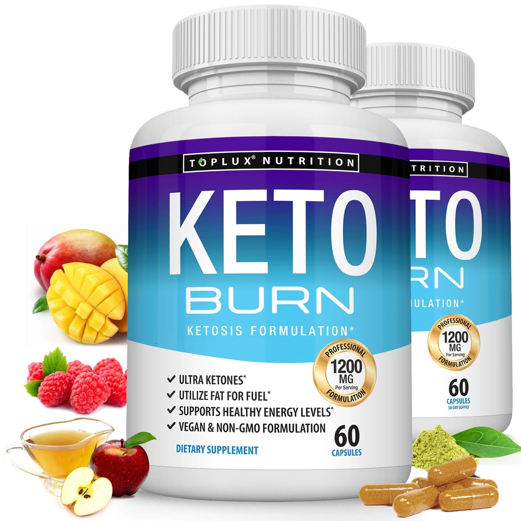 Keto Burn Pills Ketosis - 1200 Mg Ultra Advanced Natural Ketogenic Using Ketone Diet Support Energy Focus Men Women 60 Capsules