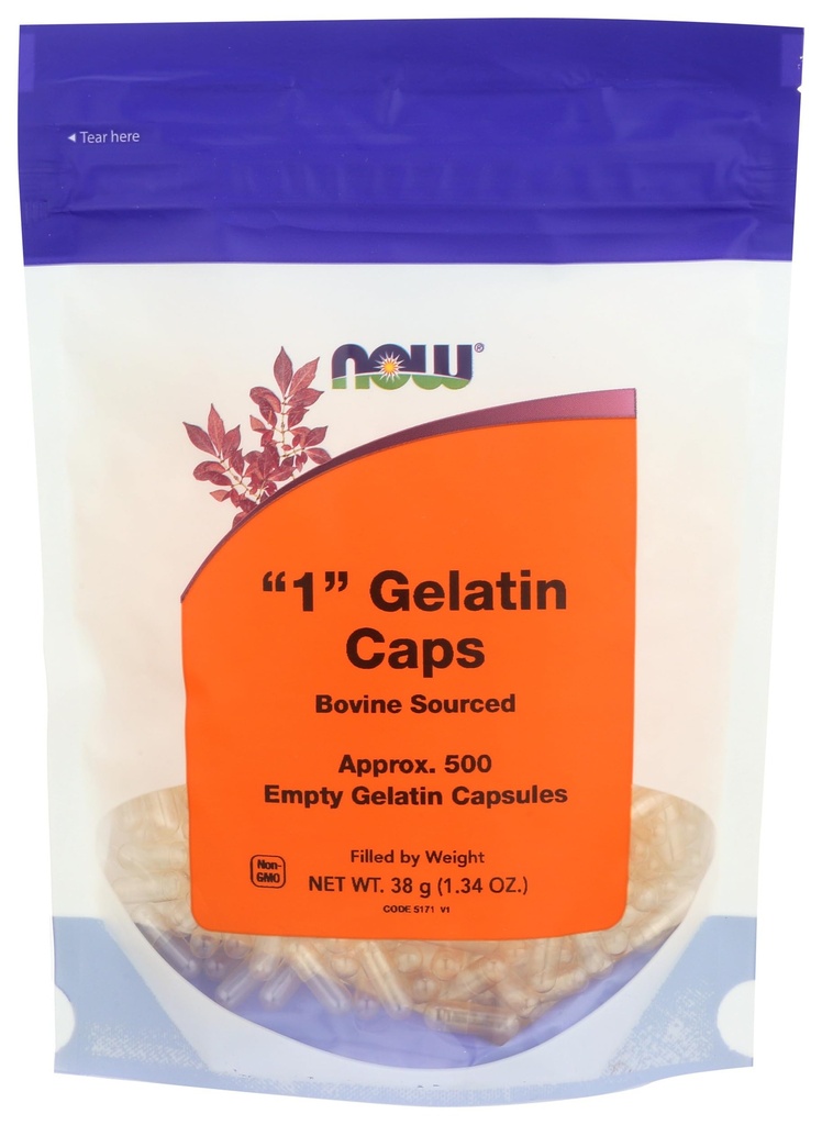Now Foods Empty Gel Caps #1 500 Caps
