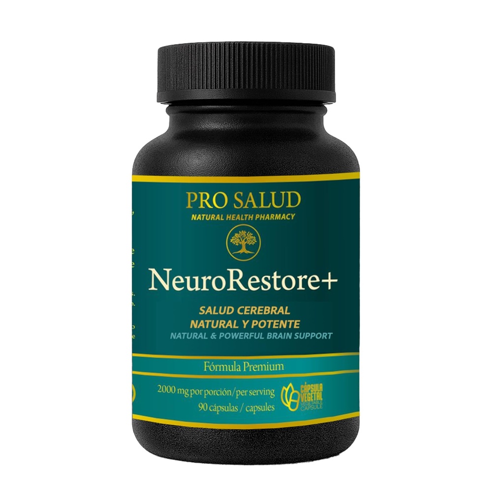 NeuroRestore+ | Premium Nerve Support Formula with Alpha Lipoic Acid, B Vitamins, Ginkgo Biloba & Omega 3 | 90 Vegetable Capsules | Supports Nerve Health, Energy & Wellness | Made in USA