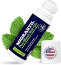 Basic Vigor Migrastil PainBlock Roll-On, 3 oz - Topical Roll-On for Muscle Aches, Cramps, Joint & Nerve Discomfort. Funciona bien en hombros, cuello, pies, rodillas, piernas, espalda, codos, HIPS, etc.