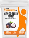 BulkSupplements.com Mangosteen Extract Powder - Superfood Supplement, from Mangosteen Fruit - Gluten Free, 500mg per Serving, 1kg (2.2 lbs) (Pack of 1)