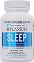 Relaxium Sleep Aid for Adults - Melatonin 5mg with Magnesium Glycinate, Valerest & Ashwagandha - Non-Habit Forming Sleep Support for Falling Asleep & Staying Asleep (30-Day Supply)