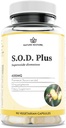 Nature Restore S.O.D. Superoxide Dismutase Suplemento, 4,000 IU SOD-Like Activity, Vegan, 90 cápsulas, Non-GMO, Gluten Free