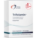 Designs for Health Trifolamin B12 + Folate Lozenges - 3000mcg B12 (Three Forms) + MTHF Methylfolate Supplement - Delicious Orange Flavor, Fast-Dissolve Tablets (60 Lozenges)