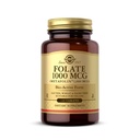 Solgar Folate 1000 mcg, 120 Tablets - 1000 mcg Bio-active Metafolin - Vegan, Gluten Free, Dairy Free, Kosher - 120 Servings