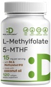 DEAL SUPPLEMENT L-Methylfolate 15 mg Per Serving, 120 Coconut Oil Softgels | 3-in-1 with Active 5-MTHF Methylated Vitamin B9, B6 & Methylated B12 | Active Folate Supplement | Non-GMO, Gluten Free