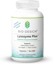 Complejo de Enzima Sistémica Lysozyme Plus - Espectro Amplio y Enzimas Vegetarianos Altamente Activos - Apoyo Gut Health, Fibrin & Control de Inflamación - 120 cápsulas
