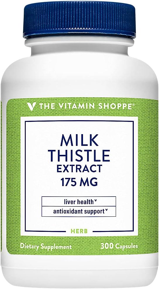 The Vitamin Shoppe Milk Thistle Extracto 175 MG (300 cápsulas)