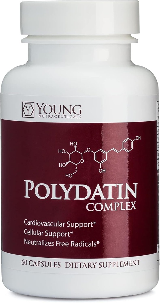 Mirica YoungNutra Polydatin Complex with Resveratrol- High Absorption - 60 cápsulas