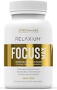 Relaxium Focus Max, Brain & Focus Health Supplement, Proven Concentration, Focus, Memory, " Nootropics Booster, M.D. Formulado con Huperzine, Bacopa, " Más, 1-Month Supply (30 cápsulas)