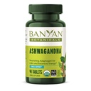 Banyan Botanicals Organic Ashwagandha - 1000mg per Serving - Cortisol Manager & Stress Relief Supplement - Adrenal Support for Mood, Restful Sleep & Muscle Recovery - 90 Tablets - Non-GMO, Vegan*