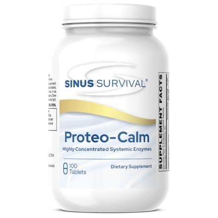Proteo-Calm Systemic Enzyme Supplement 100 Tablets