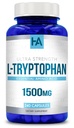 High Strength L Tryptophan Capsules | L Tryptophan Supplement for Sleep and Relaxation with 1500mg per Serving | Vegan Non-GMO Soy and Gluten Free | Made in US cGMP Labs (80 Servings)