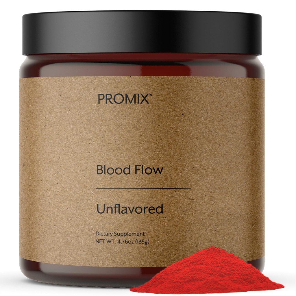 ProMix Nutrition Blood Flow - Nitric Oxide Supplement with Organic US Beet Root Powder - Cold Pressed, Low Temp Dehydration - 30 Servings - Unflavored