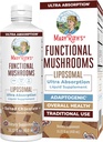 MaryRuth Organics Mushroom, Suplemento de Mushroom, Vitamina Líquida de Mushroom, Suplemento de Reishi Mushroom para Immune Support, Turquía Vitamina de Tail para el alivio de estrés, Vegan, No GMO, Gluten Free, 15.22 Fl Oz