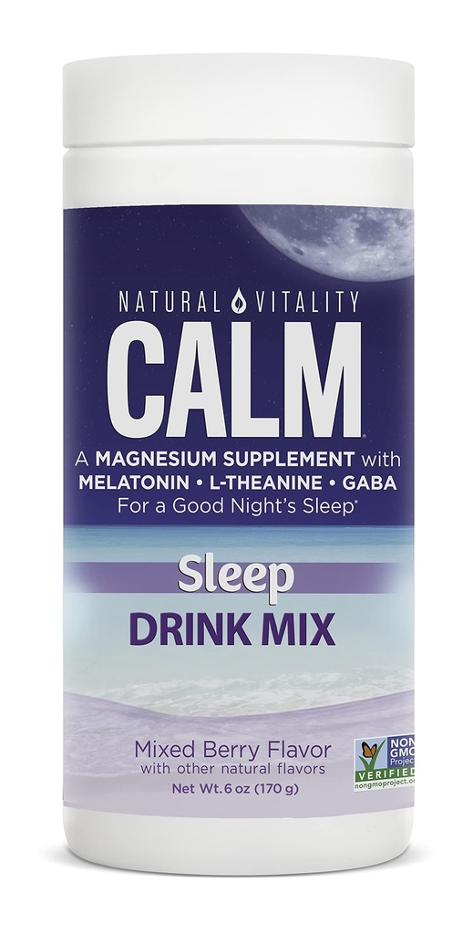 Natural Vitality Natural Calm Specifics CALMFUL SLEEP (Mixed Berry Flavor) 6 ounces