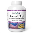 Natural Factors Tranquil Sleep - Calm Sleep Health Supplement - Relaxation Support Supplement with Melatonin & 5-HTP - 120 Chewable Tablets (60 Servings)