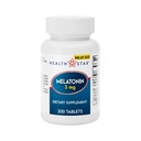 GeriCare Melatonin 3mg Tablets, Balances Nighttime Routine - Helps Adjust to Changing Schedules - Promotes Restful Evenings – Easy-to-Take Tablets, 200 Count (Pack of 1)
