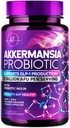 Akkermansia Muciniphila Probiotic Supplement - 2 Billion AFU Live Strain Probiotics for Men &amp; Women - Supports Intestinal Digestive & Gut Health - Delayed Release, Natural GLP-1 Support - 60 cápsulas