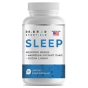 Melatonin 300mcg + Magnesium Glycinate 126mg + Glycine 2,500mg for Sleep (120 Count, 30 Servings)