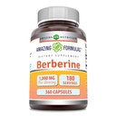 Amazing Formulas Berberine 1000mg Per Serving Capsules Supplement | Non GMO | Gluten Free | Made in USA (360 Count)