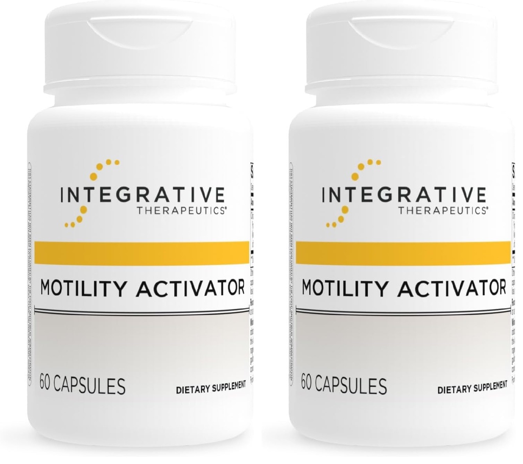 Integrative Therapeutics Motility Activator – GI Motility & Gut Health Support Supplement* - Dairy-Free & Gluten-Free - 60 Capsules (60 Servings) (Pack of 2)