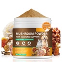 Mushroom Supplement Powder for Dogs & Cats, 11 Beneficial Mushroom Complex for Immune Support, Cellular Protection, Heart & Brain Health Lion's Mane, Reishi & Turkey Tail, Bacon Flavor - 120g