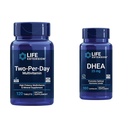 Life Extension Two-Per-Day Multi-Vitamin & Mineral 120 Tablets and DHEA 25mg 100 Capsules Bundle