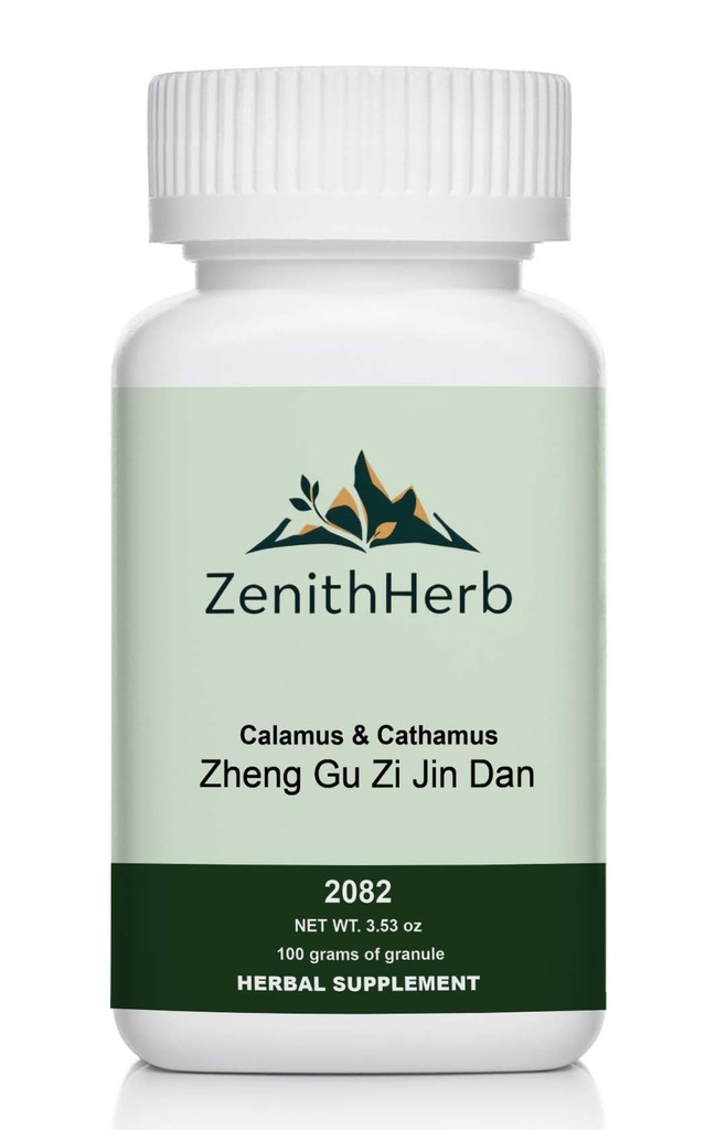 ZenithHerb-Calamus & Cathamus/Zheng Gu Zi Jin Dan Herbal Supplement, 100 Grams Granule/Bottle