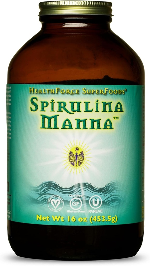HealthForce SuperFoods Spirulina Manna - Powder - 16 Oz