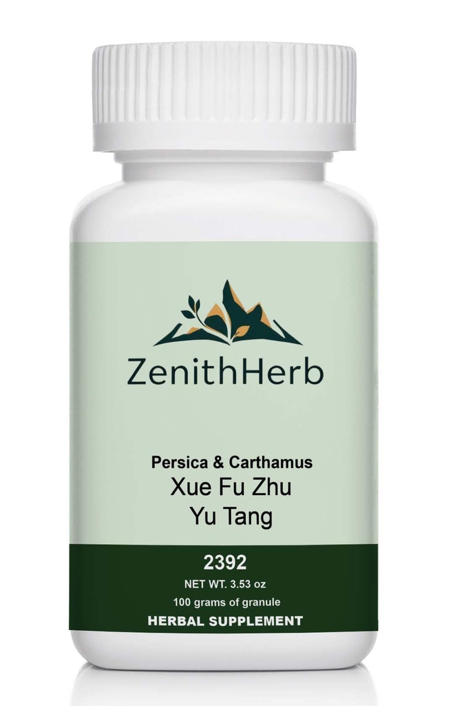 ZenithHerb-Xue Fu Zhu Yu Tang/Persica & Carthamus, Granule, 100 Grams/Bottle