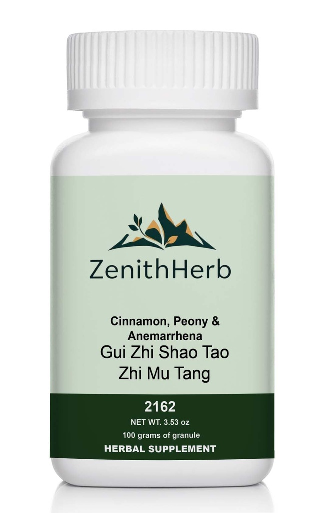 ZenithHerb-GUI Zhi Shao Yao Zhi Mu Tang/Cinnamon Peony & Anemarrhena Herbal Supplement, 100 Grams Granule/Bottle