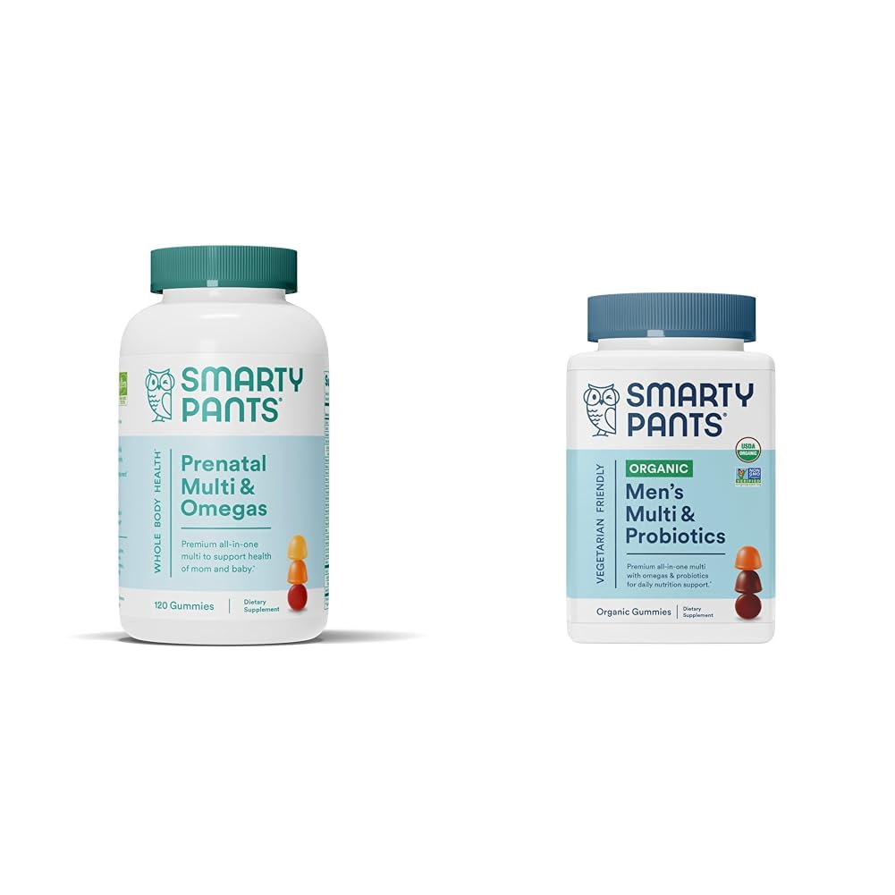 SmartyPants Prenatal Vitamins for Women & Multivitamin for Men