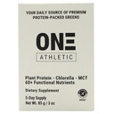 ON3 Athletic Protein Greens Supplement with chlorella, eleuthero and MCT Powder (5 Servings, Herbal)