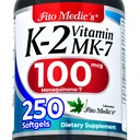 FITO MEDIC'S Lab | Vitamin k2 | k2 Vitamin Supplement | Vitamin k | 250 softgels | 100 mcg |
