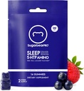 SugarBearPro Sleep Gummy 14 Day Supply, Extra Strength Melatonin 6mg, for Men &amp; Women, Vegan Vitamin B6, L-Theanine, 5 HTP, Valerian, Sleep Aid for Adults &amp; Teens, Certified Kosher