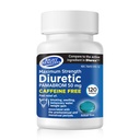 RIGHT REMEDIES Maximum Strength Caffeine-Free Diuretic Softgels, (120 Softgels), Pamabrom 50mg, Helps Relieve Heaviness Due to Water Weight gain
