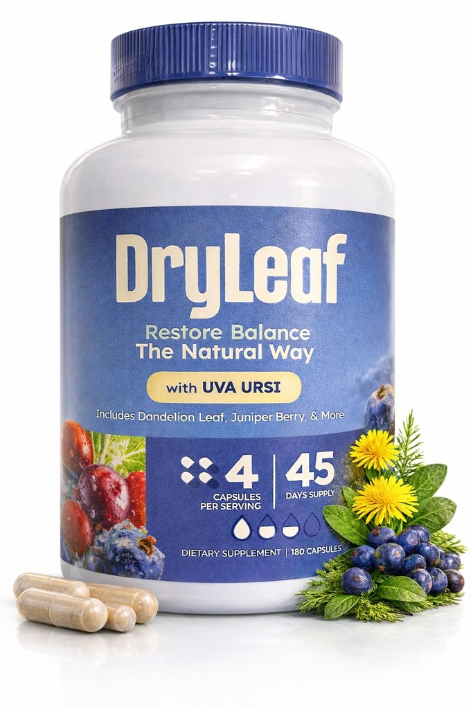 DryLeaf Water Pills for Swollen Feet and or a Swollen Leg – Diuretics for Water Retention in Legs and Feet, Natural Herbal Supplement to Help You Feel Like You Have Your Ankles Back Again