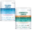 Granions Glucosamine Chondroitin MSM Powder and Marine Collagen Lemon Powder - Joint Support Bundle