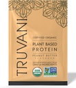Truvani Vegan Pea Protein Powder ← Mantequilla de maní tóxica 32.7g Orgánica Proteína basada en plantas tóxica 1 Servir Silencioso Silencioso Gluten " Dairy Free ← Carb bajo Silencio No Añadido Sugar