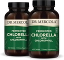 Dr. Mercola Fermented Chlorella con Clorophyll, 90 Servings (450 Tablets), 2 Botellas, Suplemento dietético, soporta Immune y Organ Health, Non GMO, NSF Certified