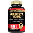Mecisco 3in1 Myo-Inositol & D-Chiro Inositol Supplement with DIM - 90 Capsules - 30 Days
