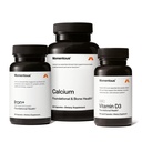 Momentous The Women's Three Bundle - Iron+, Calcium, & Vitamin D3 (2,000 IU) - 3 Critical Nutrients for All Women in 1 Daily Supplement System - NSF Certified for Sport - Gluten-Free - 60 Servings