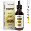 Magnesium Carbonate 500mg Liquid Drops, High Absorption Supplement with Vitamin C, D3, K2, B6, B12, Zinc for Digestive System Health, Nerve & Muscle Function, Vegan, Non-GMO, Lemon Flavor, 2 FL OZ