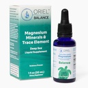 Oriel Liquid Magnesium Drops for Balance, Rapid Absorption, Free Ion Magnesium, Minerals and 78 Trace Elements, Supports Electrolyte Balance, Muscle and Nervous System Function, 30 ml, 30-Day Supply