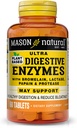 Enzymes Ultra Digestivos de base vegetal, con Bromelain, Lactase & Papain, soporta la digestión " Alivio de Bloating, 60 cápsulas, Pack de 3
