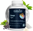 Melatonin Natural Sleep Aid, Theanine, 5-HTP, GABA, Mucuna pruriens, Phellodendron y Magnesium para Sleep &amp; Stress Support, 90 Capsules 45 Days Supply - 7 in 1 Sleep Aid